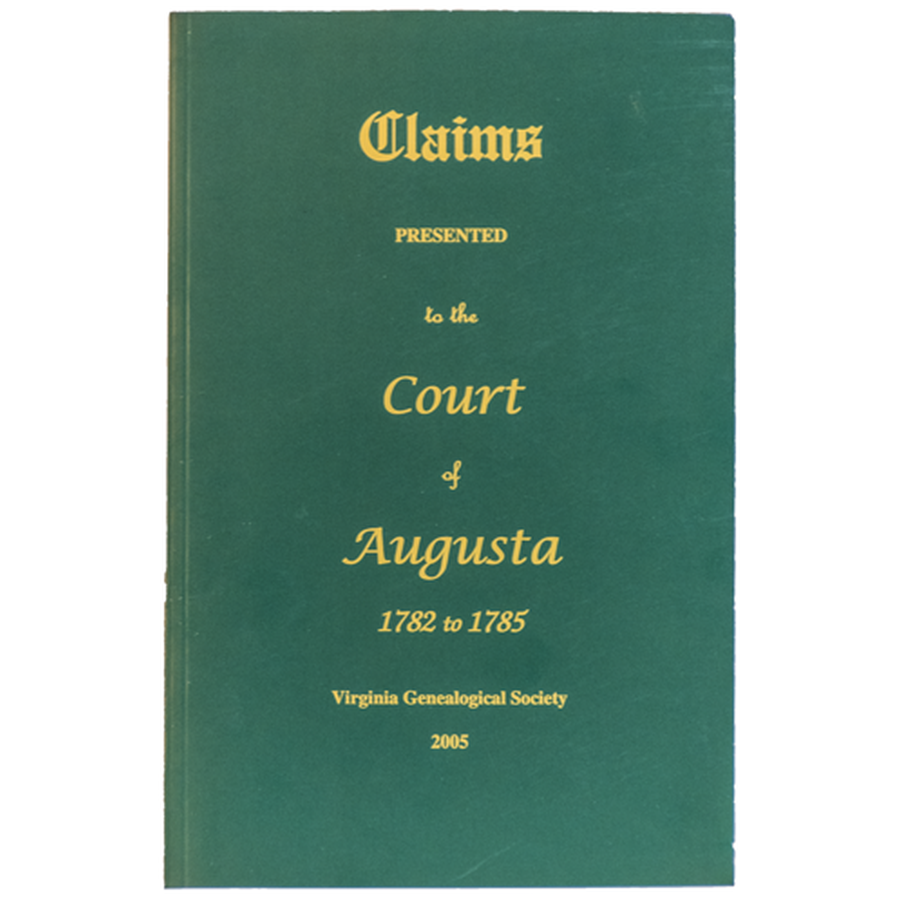 Claims Presented to the Court of Augusta, 1782-1785