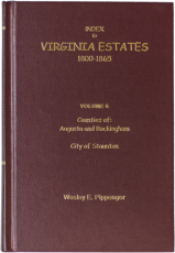 Index to Virginia Estates: 1800-1865, Volume 06