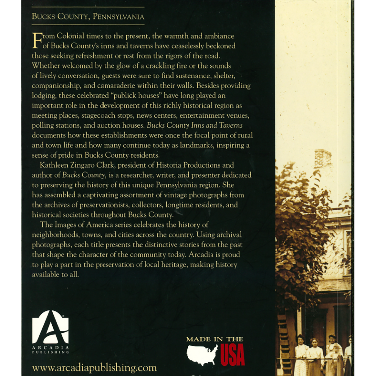 Bucks County Inns and Taverns back cover