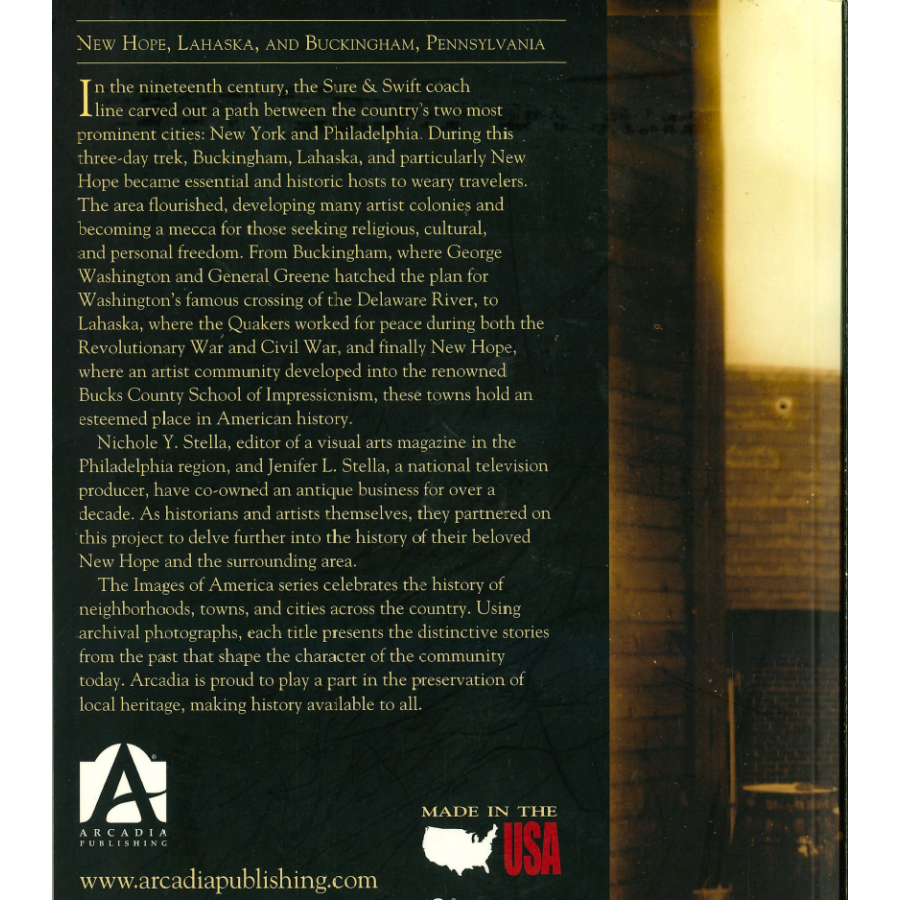 New Hope, Lahaska, and Buckingham back cover