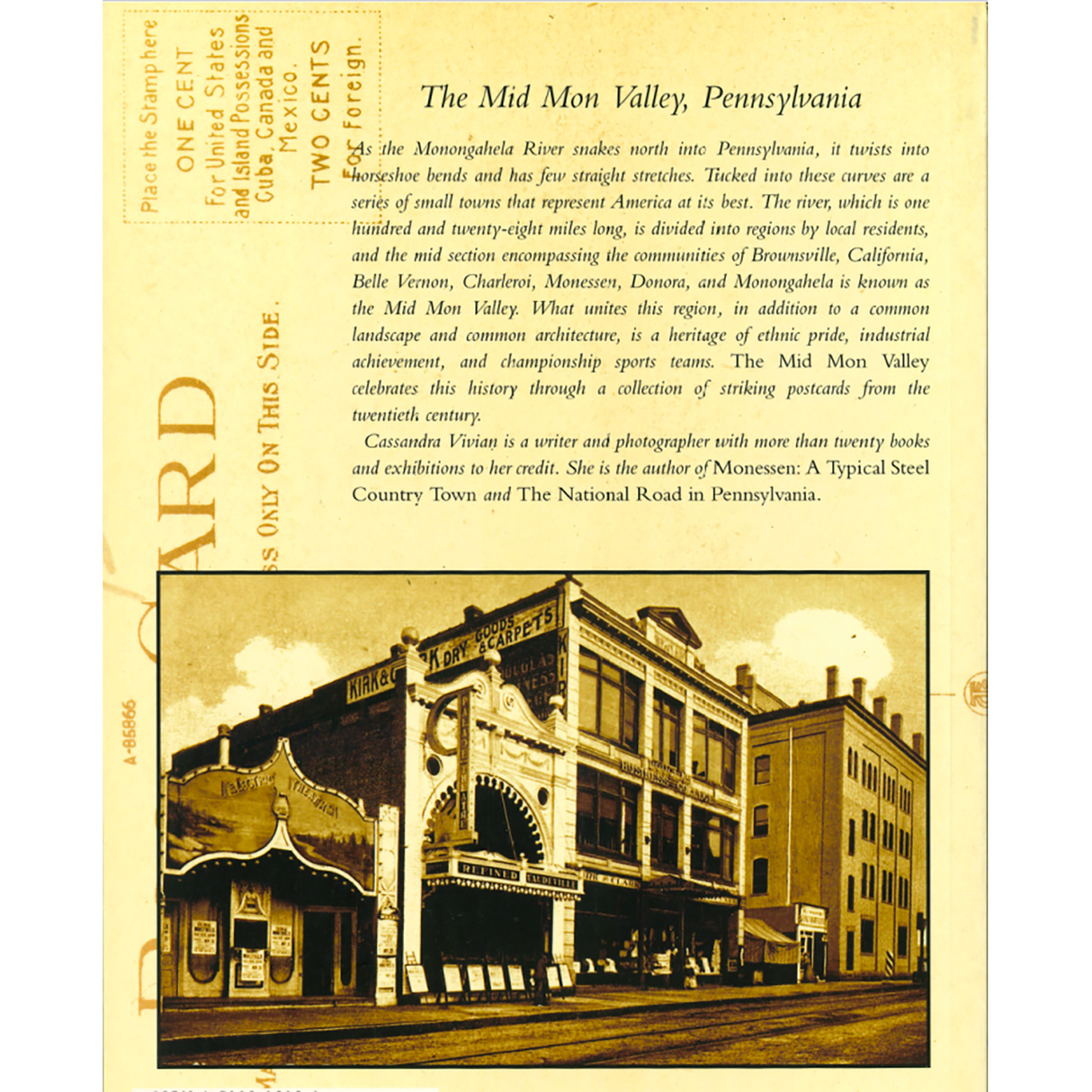 The Mid Mon Valley back cover