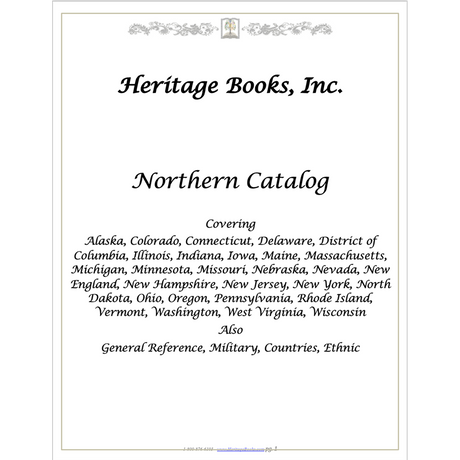 Heritage Books Catalog covering the Northern United States