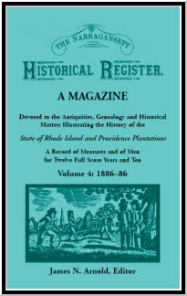 The Narragansett Historical Register, Volume 4