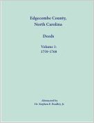 Edgecombe County, North Carolina, Deeds, Volume 1: 1759-1768