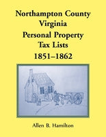 Northampton County, Virginia Personal Property Tax Lists 1851-1862