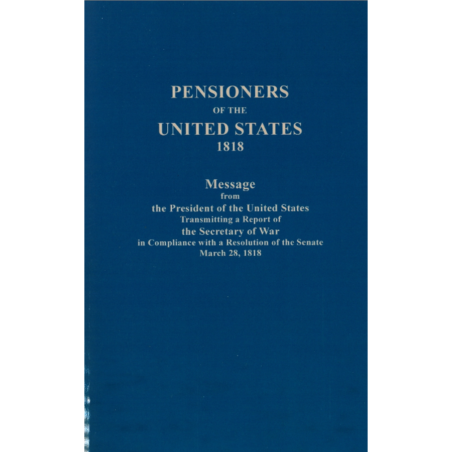 Pensioners of the United States, 1818