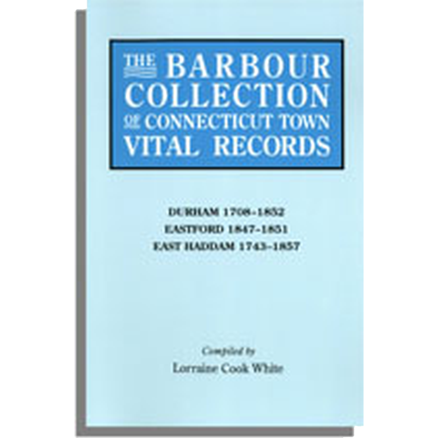 The Barbour Collection of Connecticut Town Vital Records [Volume 9]