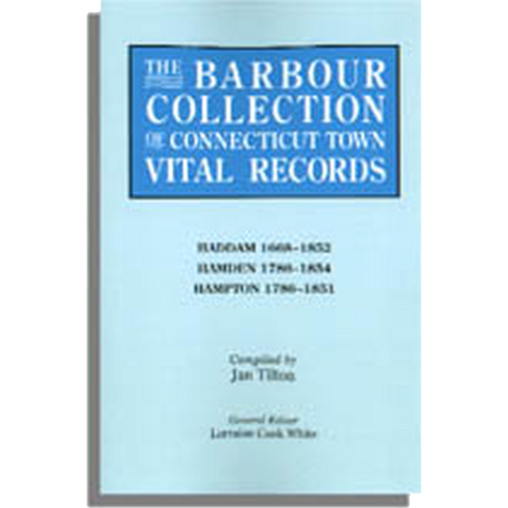 The Barbour Collection of Connecticut Town Vital Records [Volume 17]
