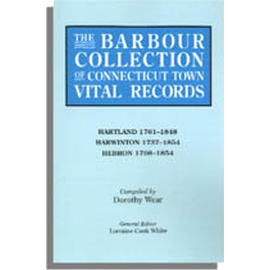 The Barbour Collection of Connecticut Town Vital Records [Volume 18]
