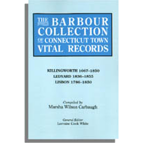 The Barbour Collection of Connecticut Town Vital Records [Volume 21]