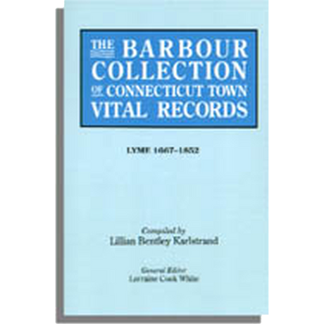 The Barbour Collection of Connecticut Town Vital Records [Volume 24]