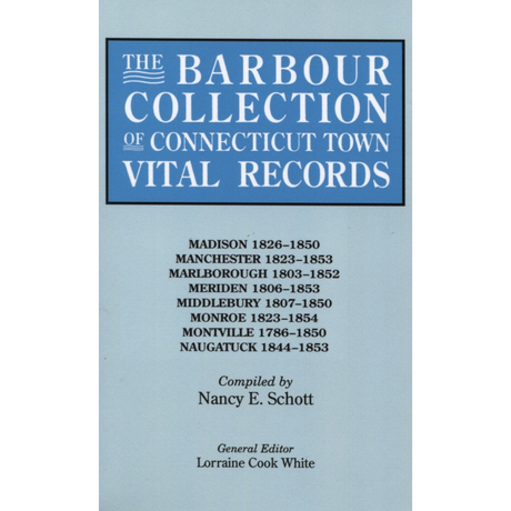The Barbour Collection of Connecticut Town Vital Records [Volume 25]