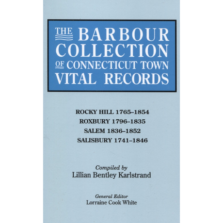 The Barbour Collection of Connecticut Town Vital Records [Volume 37]