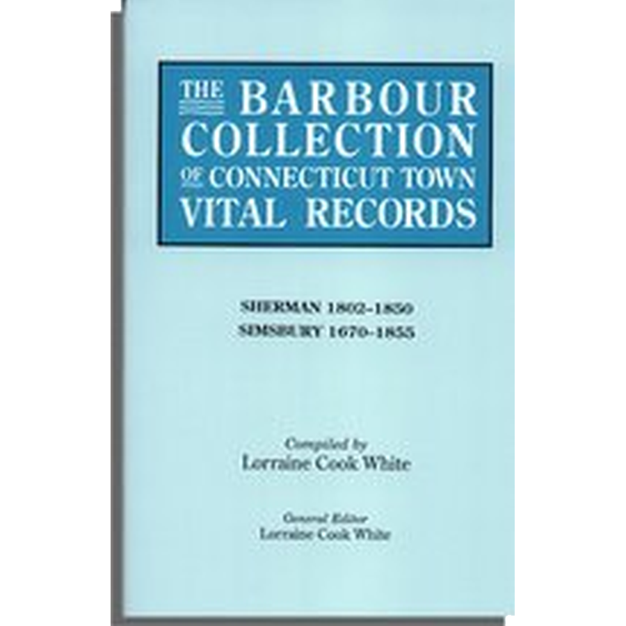 The Barbour Collection of Connecticut Town Vital Records [Volume 39]