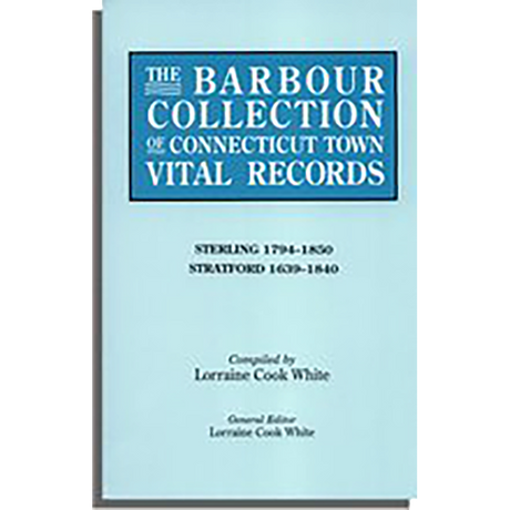 The Barbour Collection of Connecticut Town Vital Records [Volume 41]