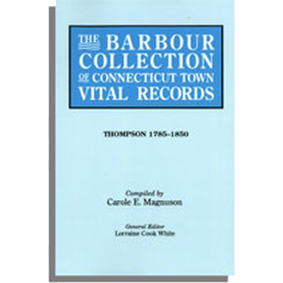 The Barbour Collection of Connecticut Town Vital Records [Volume 46]
