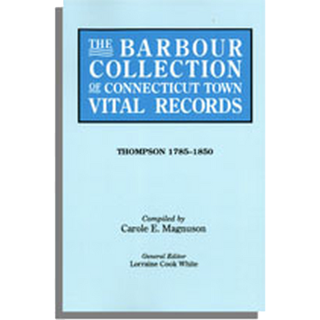 The Barbour Collection of Connecticut Town Vital Records [Volume 46]