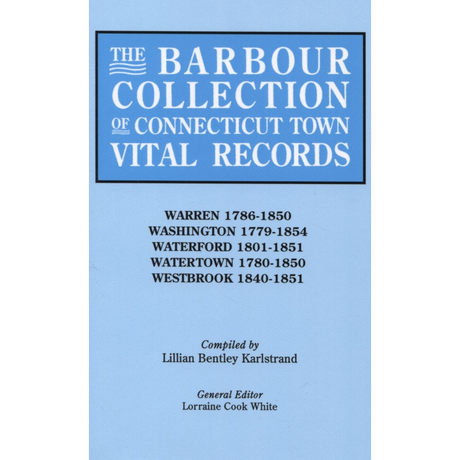 The Barbour Collection of Connecticut Town Vital Records [Volume 49]
