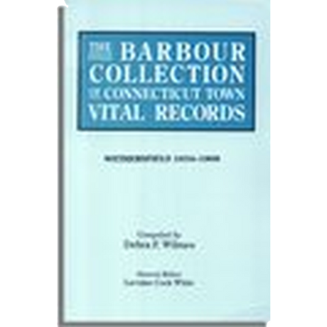 The Barbour Collection of Connecticut Town Vital Records [Volume 52]