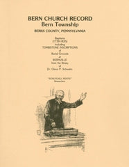 Bern Church Record, Bern Township, Berks County, Pennsylvania