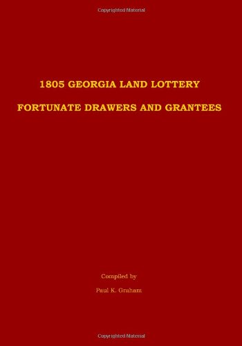 1805 Georgia Land  Fortunate Drawers and Grantees