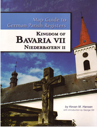 Map Guide to German Parish Registers, Volume 20: Bavaria VII, RB Niederbayern II