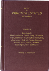 Index to Virginia Estates: 1800-1865, Volume 03