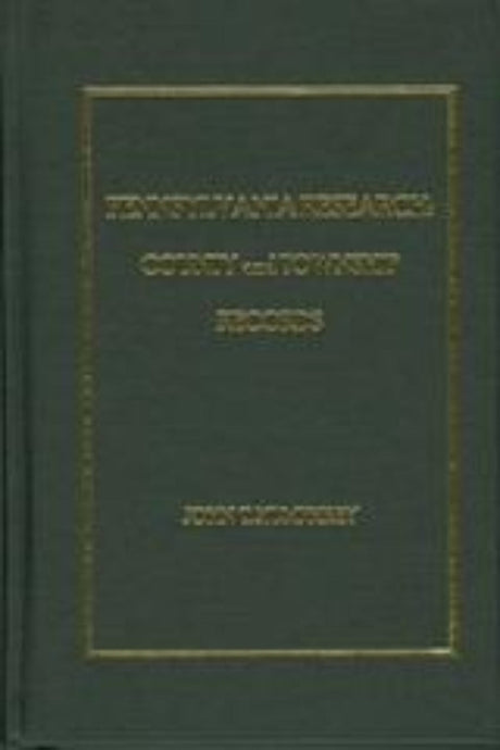 Pennsylvania Research: County and Township Records